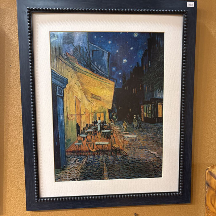 Dark Blue Restaurant Art(LH)