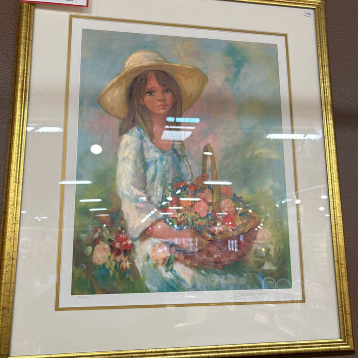 Little Girl Framed Art(AT)