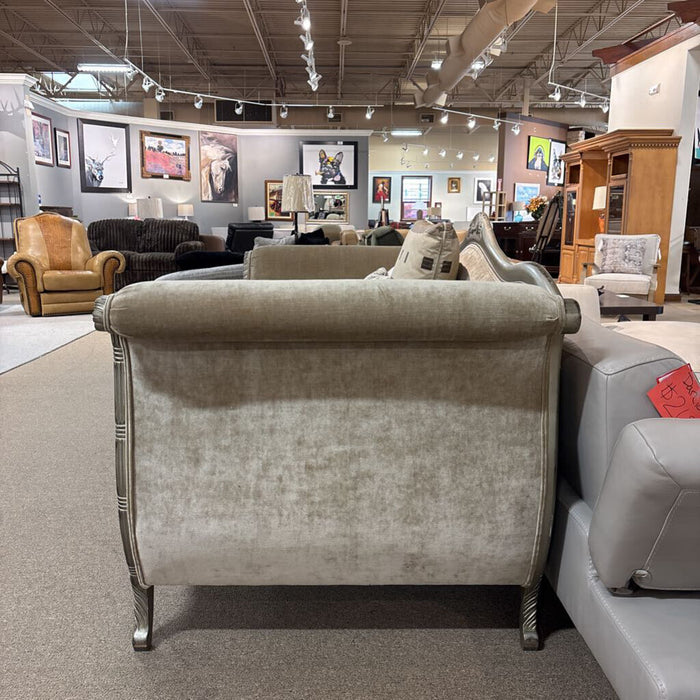 Tan Heritage Drexel Style Sofa (SMK)