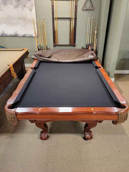 Black Felt Pool Table w/ Accessories(BCMH)