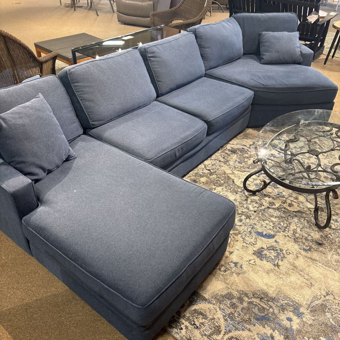 Neptune Navy Blue Sectional(LBMK)