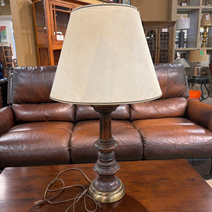 Wood Base Lamp (LS)