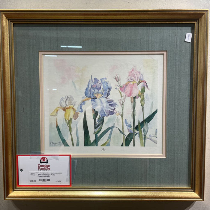 Eloise Pope Pastel Flower Art (BA)