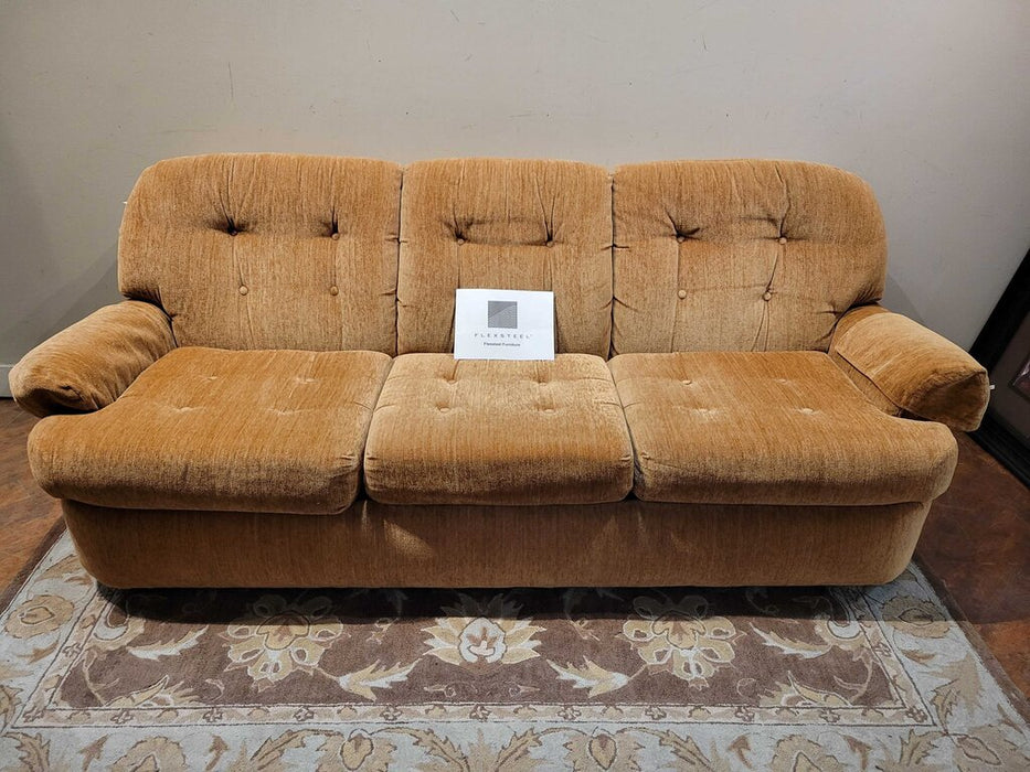 Orange Flexsteel Sleeper Sofa(ATH)