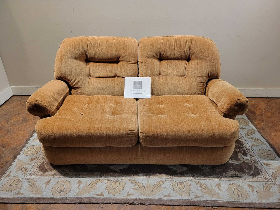 Orange Flexsteel Loveseat(LSH)
