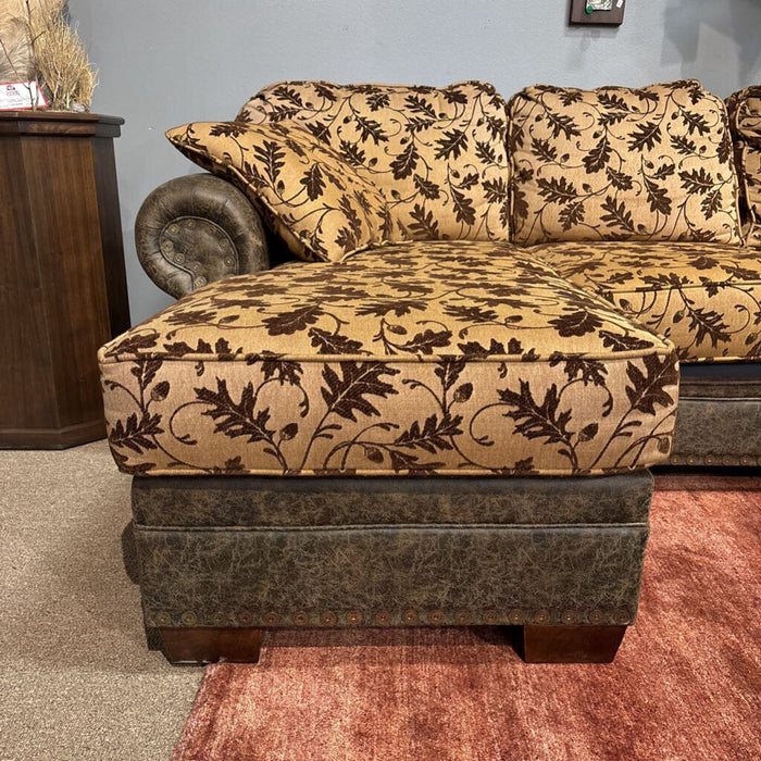 Leather/Fabric Sectional W/ NH (LSHH)