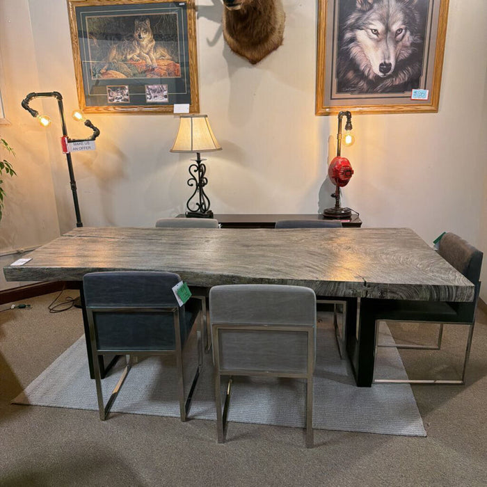 Grey Live Edge DR Tbl (SLBH)