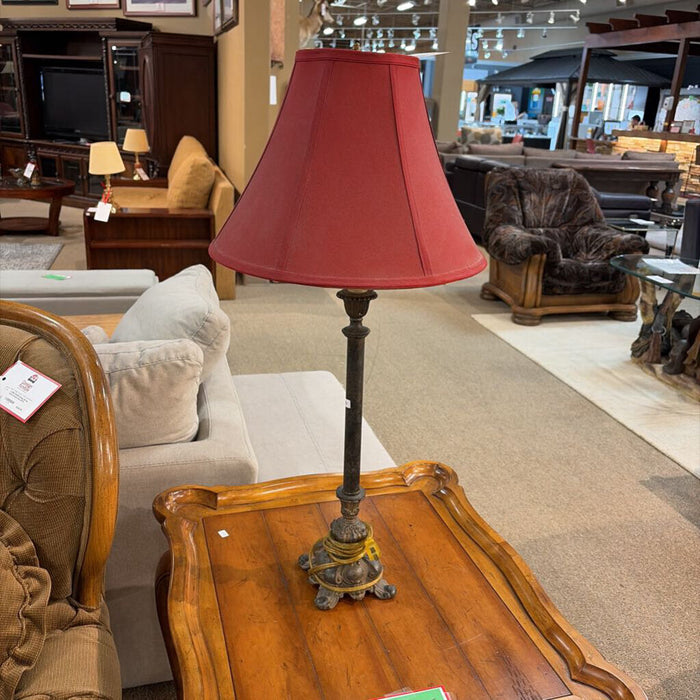 Red Shade Table Lamp(LS)