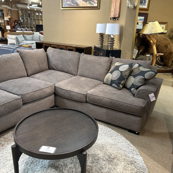 2PC Large Brown/Grey Sectional(IKH)