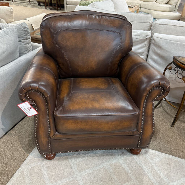 Brown Leather NH Chair(LSH)