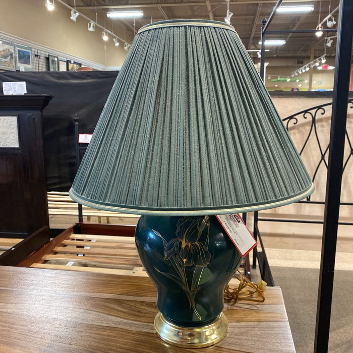 Green Table Lamp+Green Shade