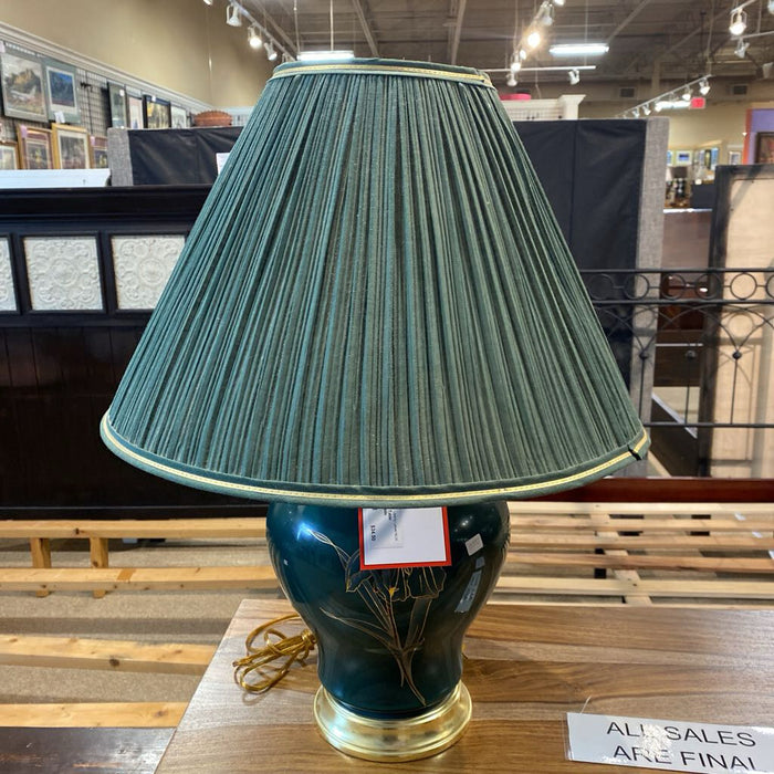 Green Table Lamp+Green Shade