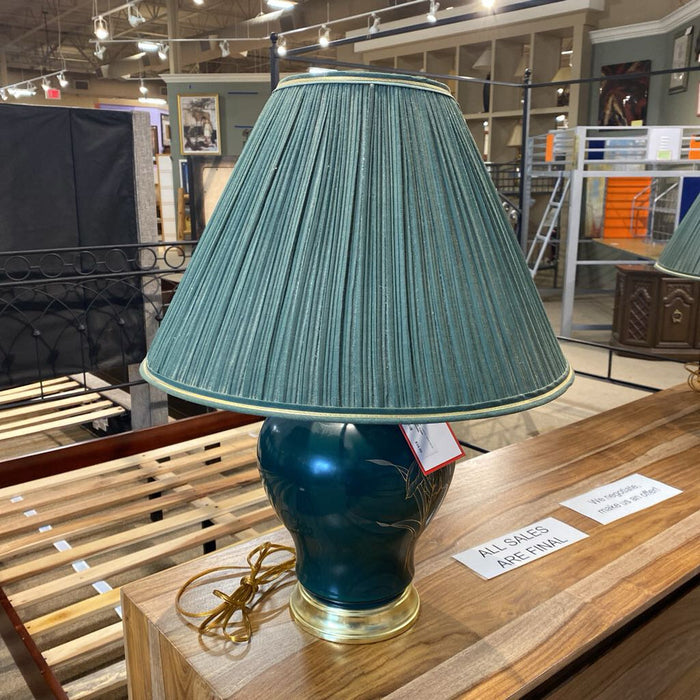 Green Table Lamp+Green Shade