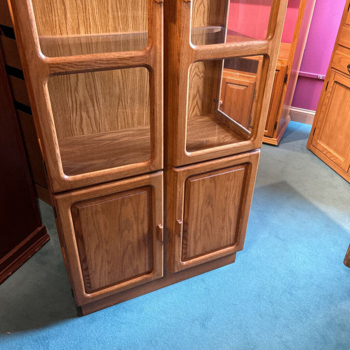 4-Door Tall Wood Cabinet (BAH)