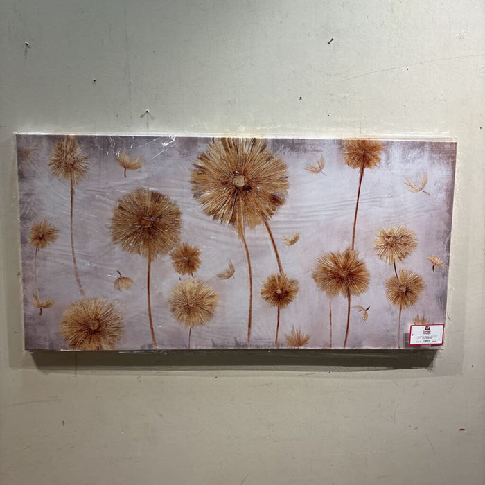 Dandelion Wall Art Canvas (29x58) (BAH)