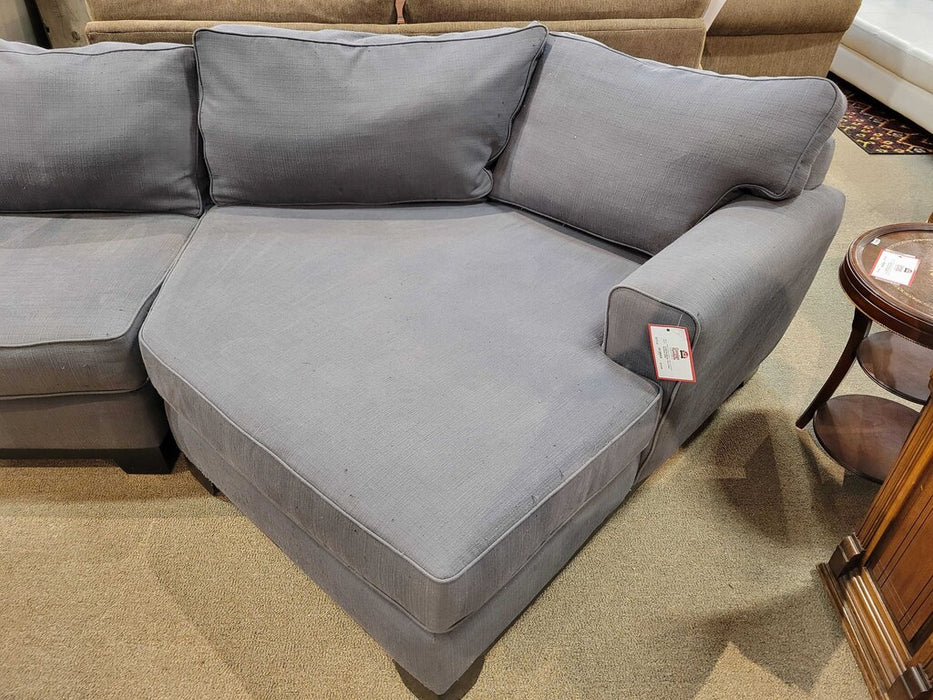 3pc Grey Fabric Sectional (AMK)