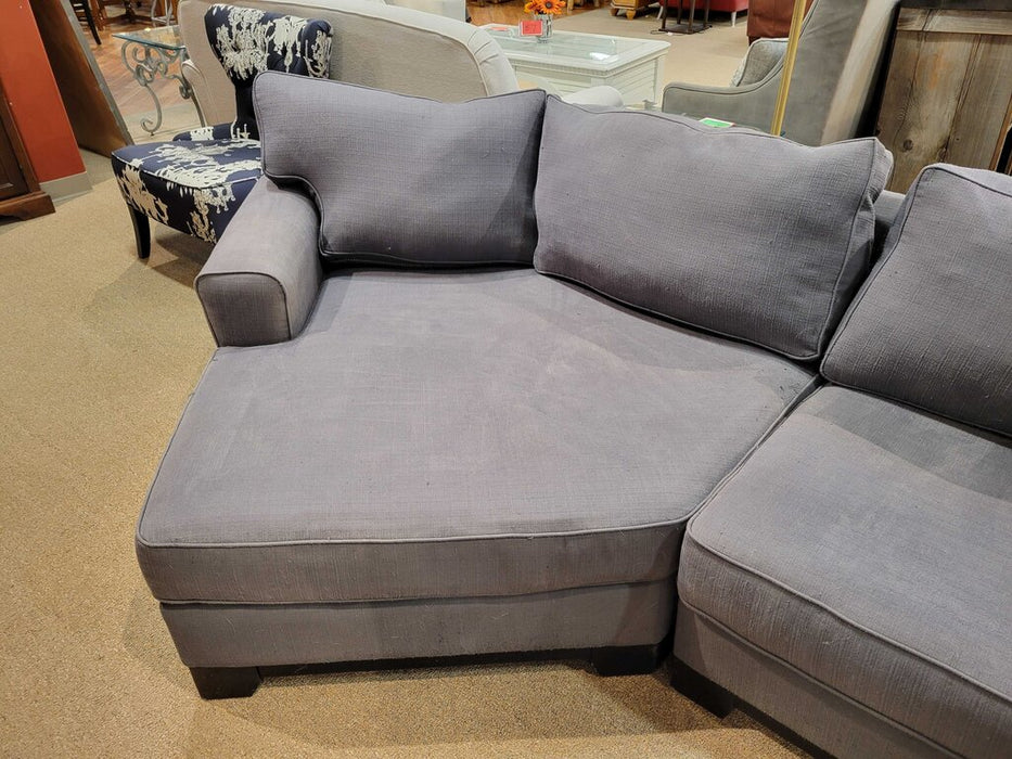 3pc Grey Fabric Sectional (AMK)