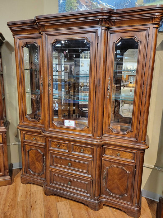 Darkwood 2-Piece Hutch + Glass (ATH)