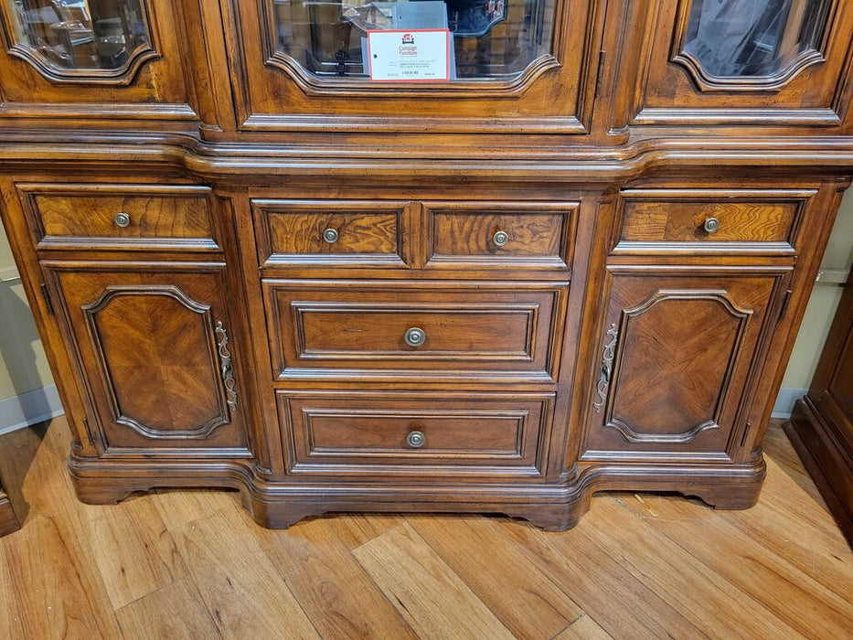 Darkwood 2-Piece Hutch + Glass (ATH)