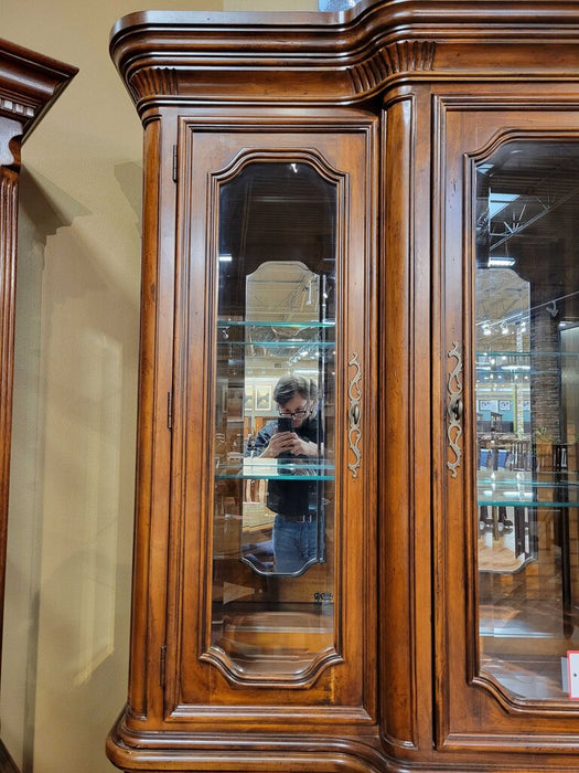 Darkwood 2-Piece Hutch + Glass (ATH)