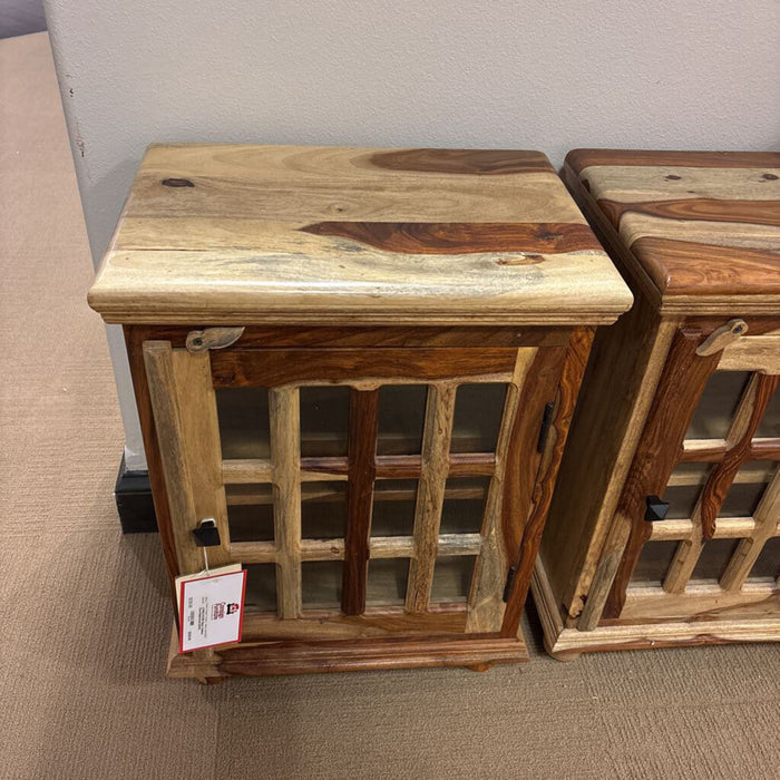 Glass Cabient Door/Nightstand (BAH)