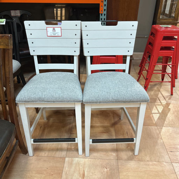 x2 Bar Stools w/ Grey Seat (BAH)