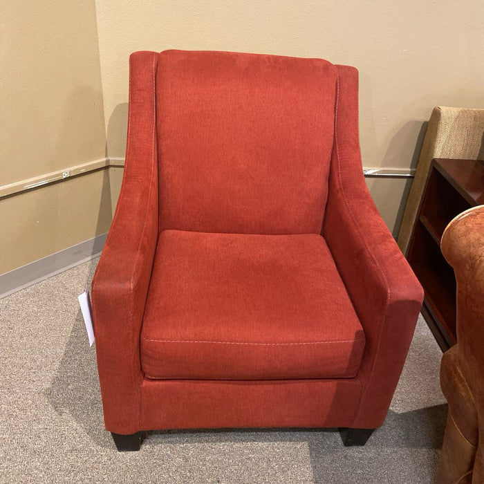 Red Fabric Occasional Chair (BTK)