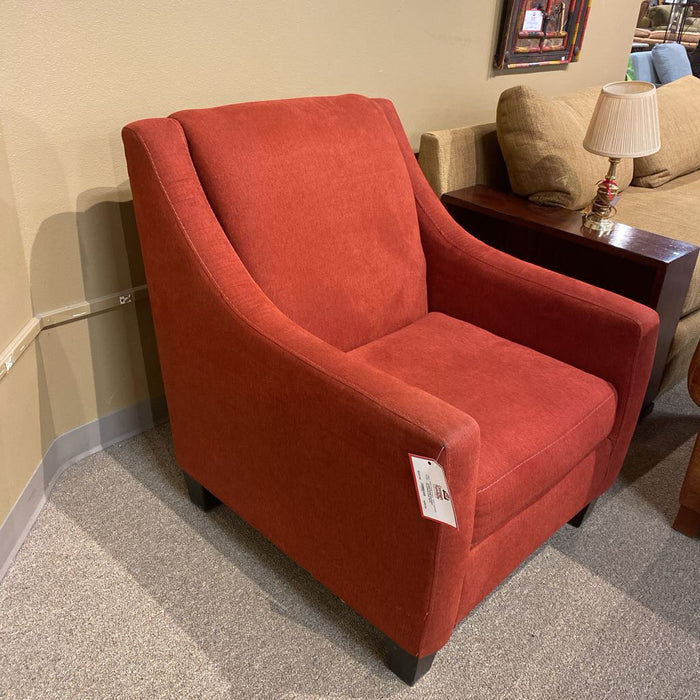 Red Fabric Occasional Chair (BTK)