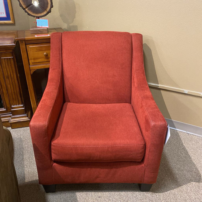 Red Fabric Occasional Chair (BTK)