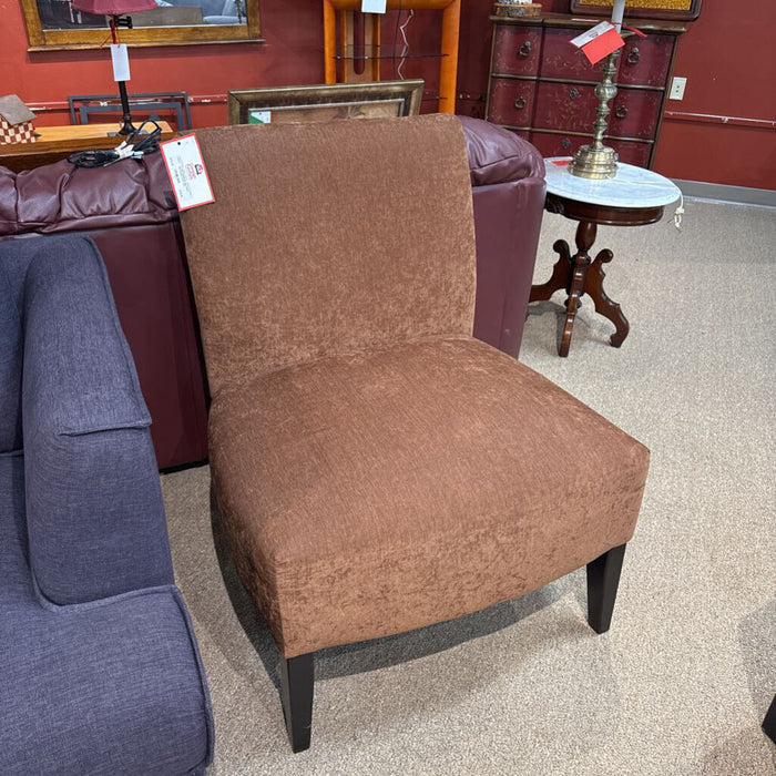 Brown Fabric Occasional Chair (SK)