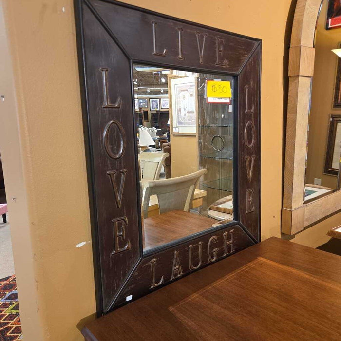 Live Laugh Love Wall Mirror (AT)