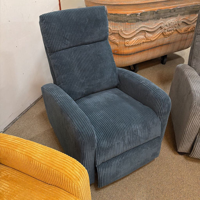 Blue Push Back Reclining Chair (LLL)