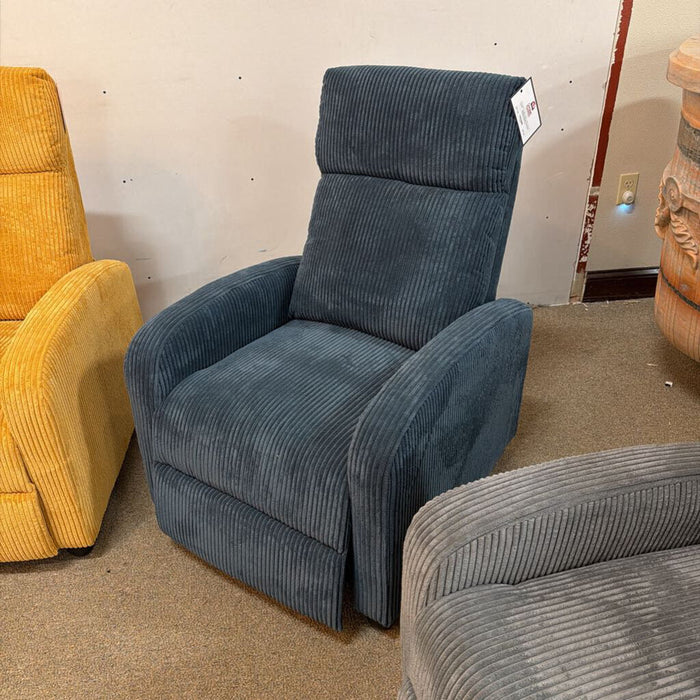 Blue Push Back Reclining Chair (LLL)