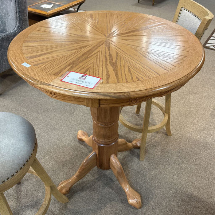 Round Oak Pub Height Table (SK)