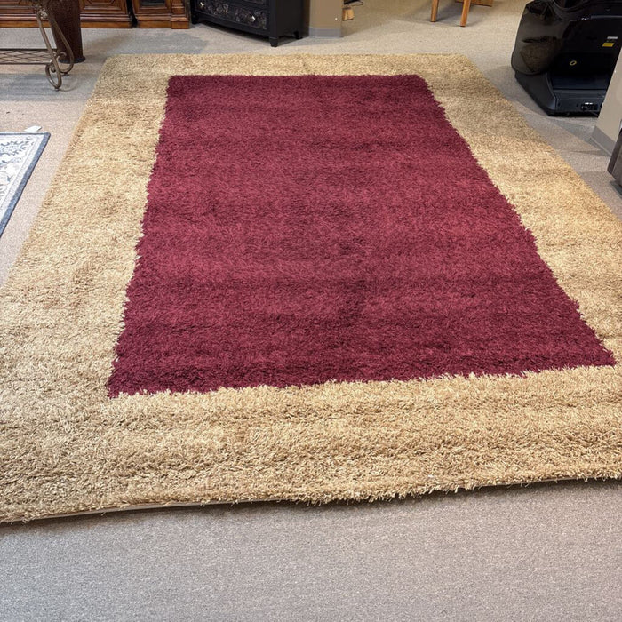 Large Red/Gold Shag Rug(KLH)