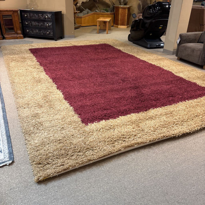 Large Red/Gold Shag Rug(KLH)