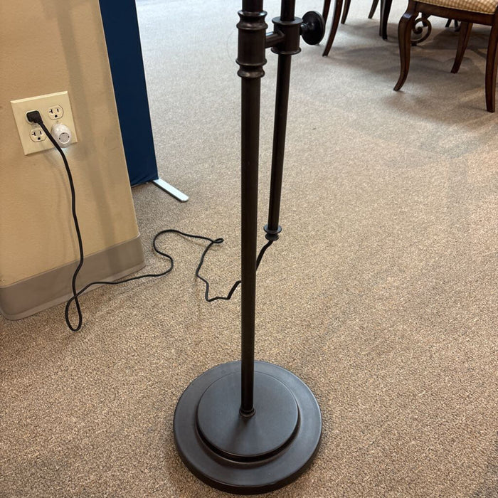 Blk Metal+Copper Shade Floor Lamp (BII)