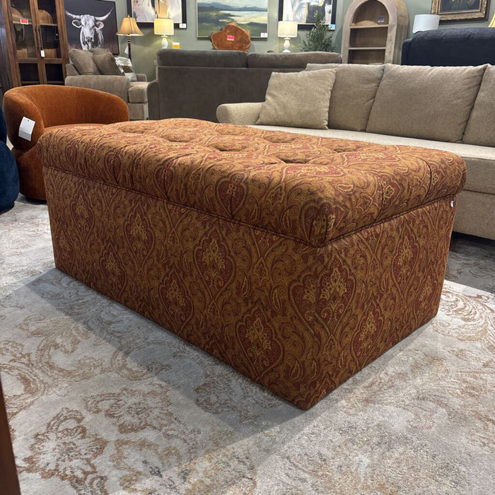 Large Hollow Paisley Ottoman(TI)