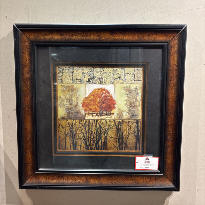 Framed Tiled Trees Artwork(SK)