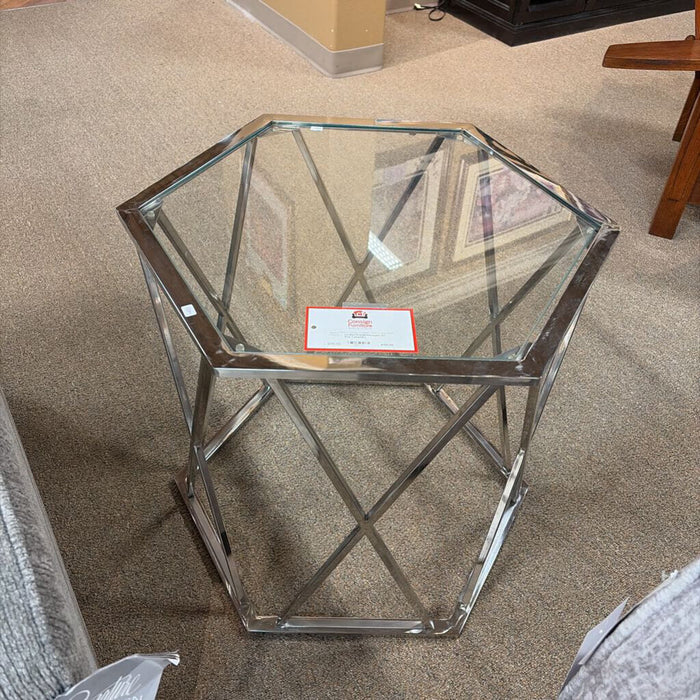 Hexagon GT End Table(SK)