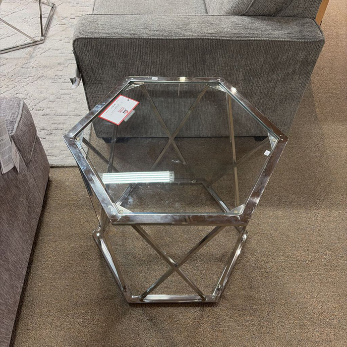 Hexagon GT End Table(SK)
