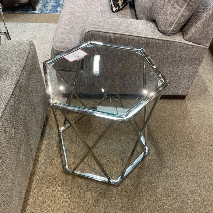 Hexagon GT End Table(SK)