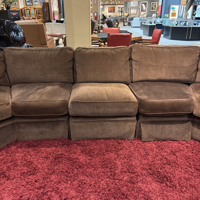 Brown 3pc Converstional Sofa (TIH)