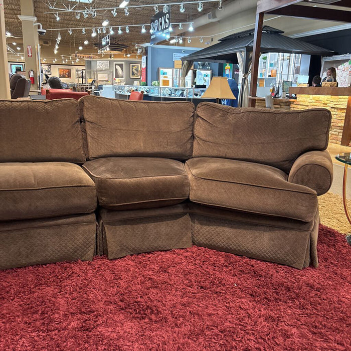 Brown 3pc Converstional Sofa (TIH)