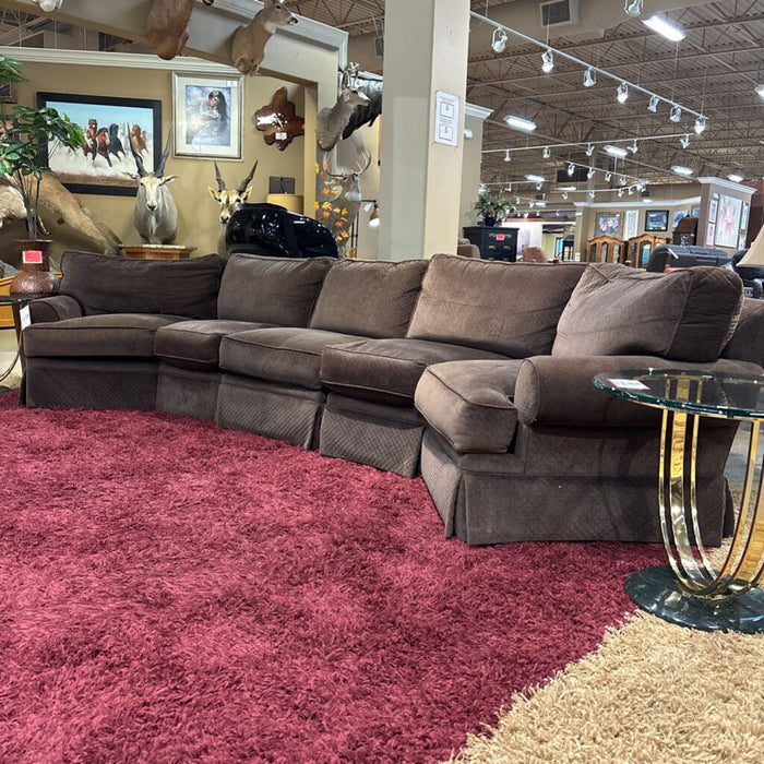 Brown 3pc Converstional Sofa (TIH)