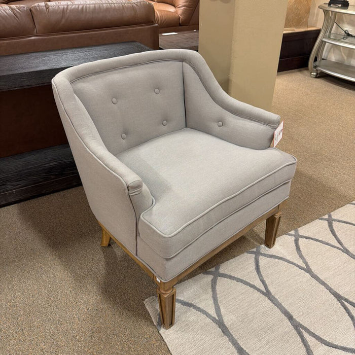 Magnolia - Grey Velvet Modern Chair (LKA)