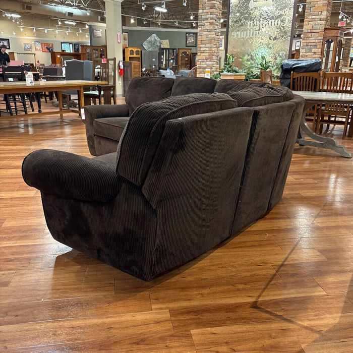 3 pc Brown Fabric Reclining Sectional (BLMH)