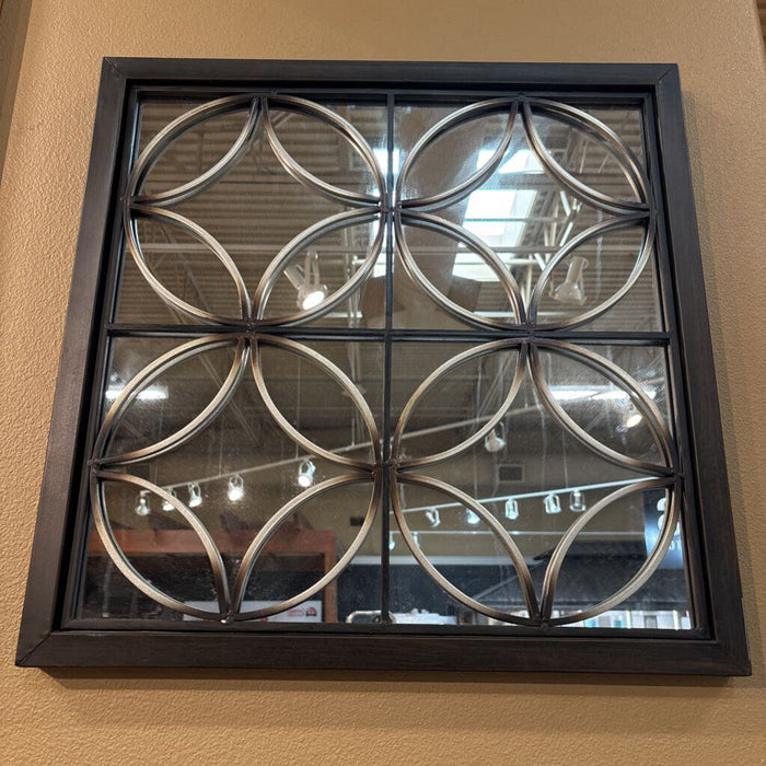 Metal Framed 4 Sq Mirror (AT)