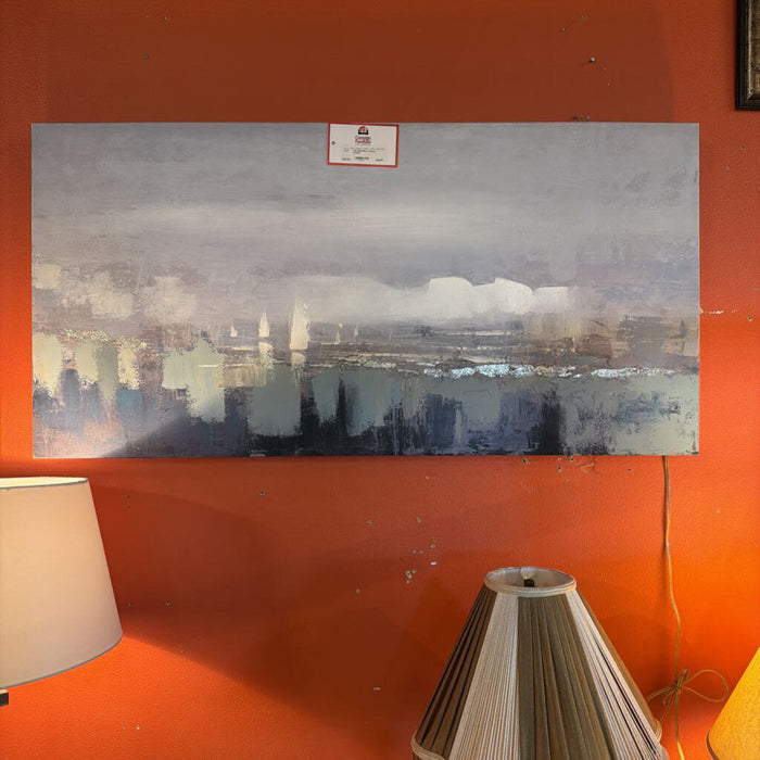 Blue/Grey Canvas Art(KL)
