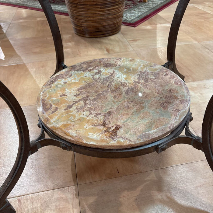 Round GT/Marbletop End Table(TI)